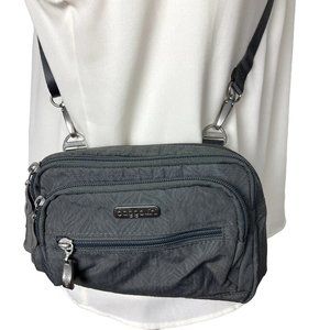 Baggallini Triple Zip Cross Body Bagg Purse Belt Bag Fanny Pack Convertible